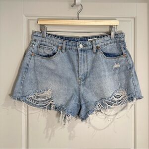 Blank NYC The Barrow Vintage High-Rise denim Shorts Size 30‎
